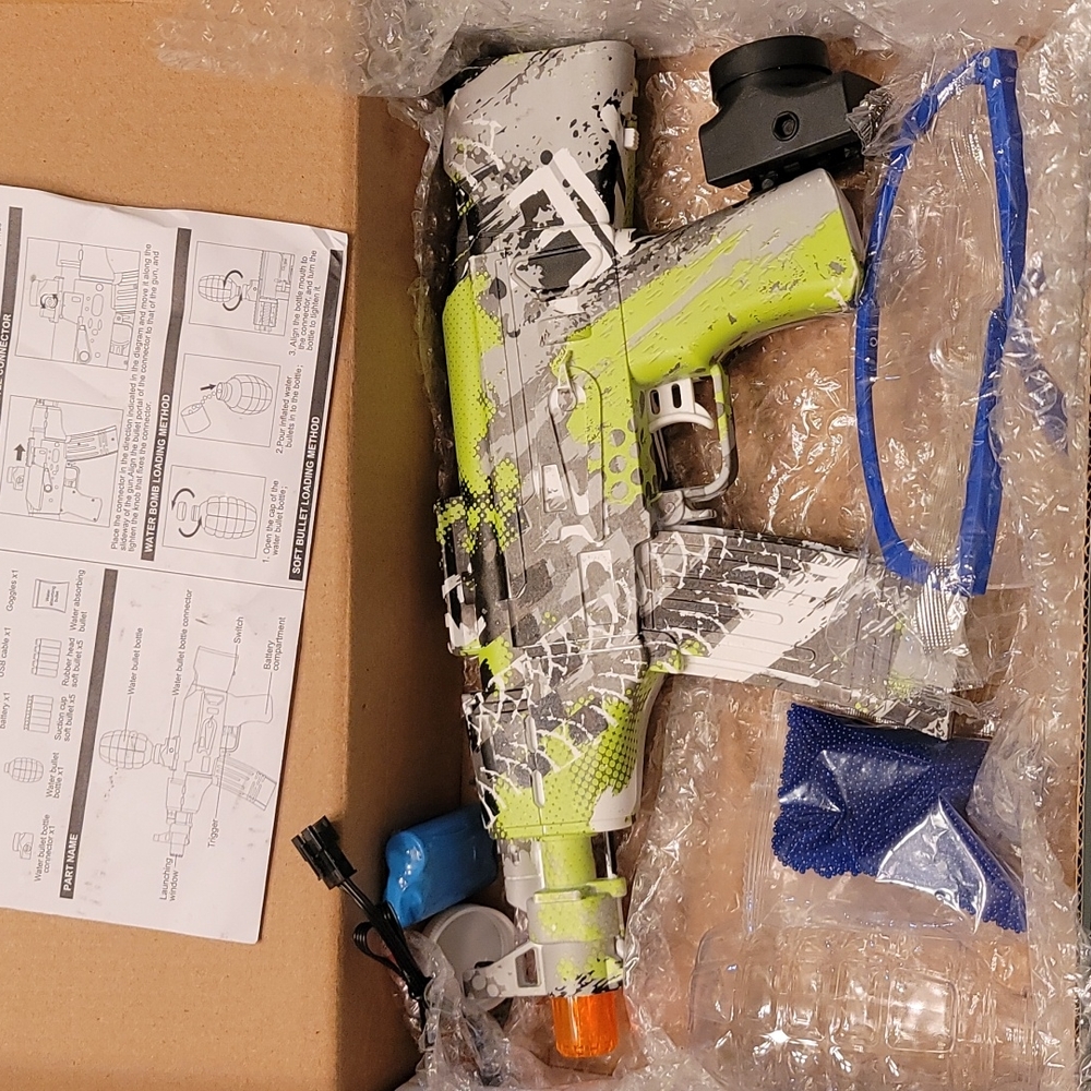 Green Splatter Ball Gun